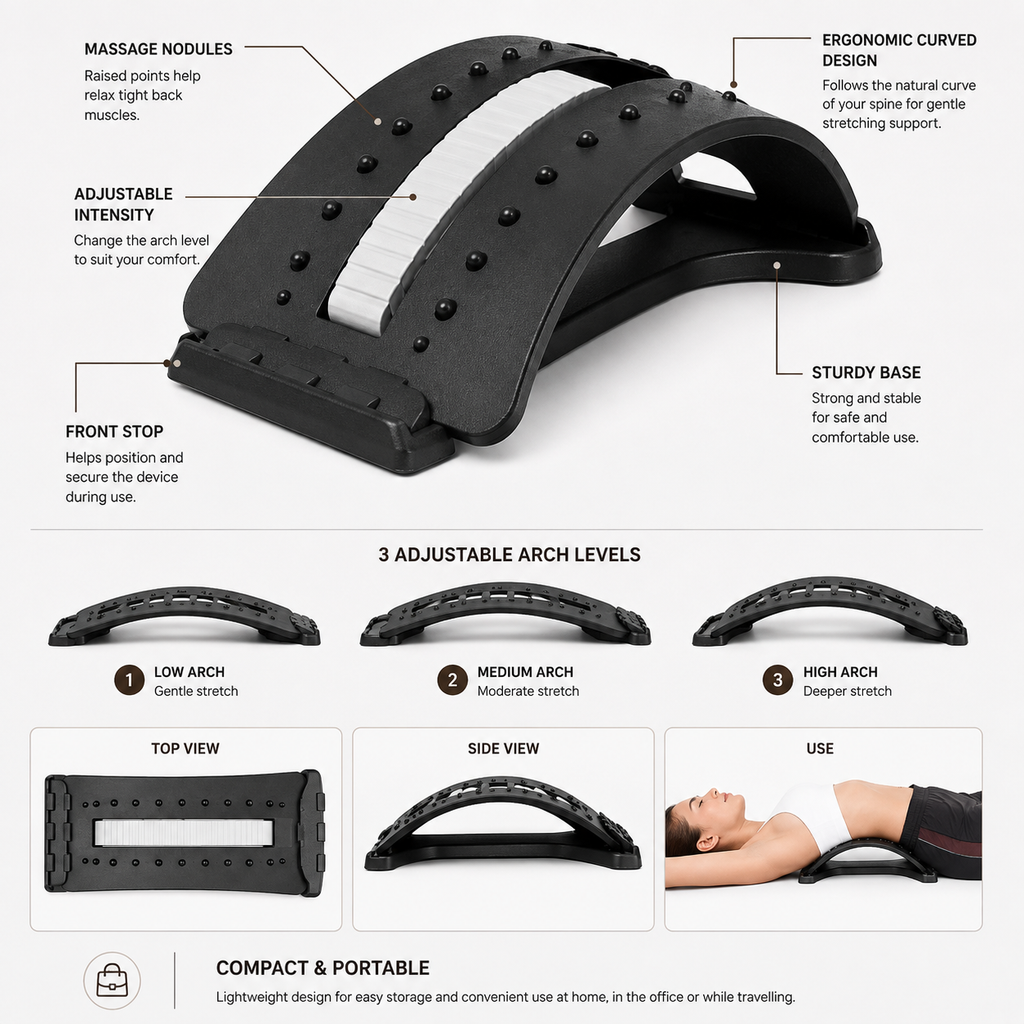 BackEase Stretch & Massage Support