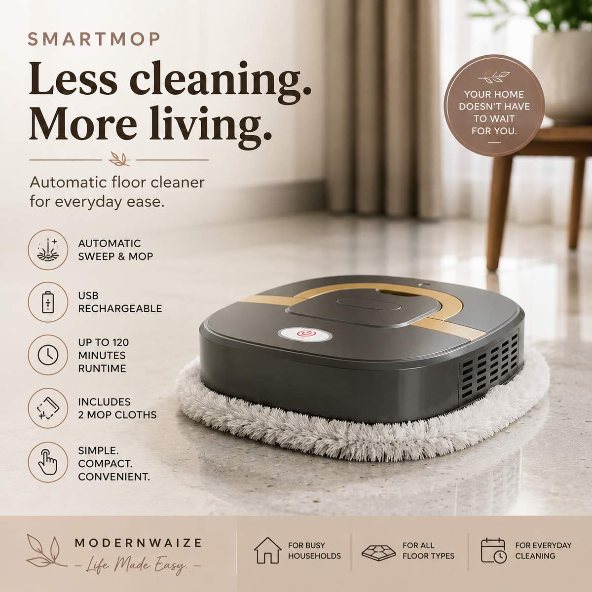 SmartMop Automatic Floor Cleaner