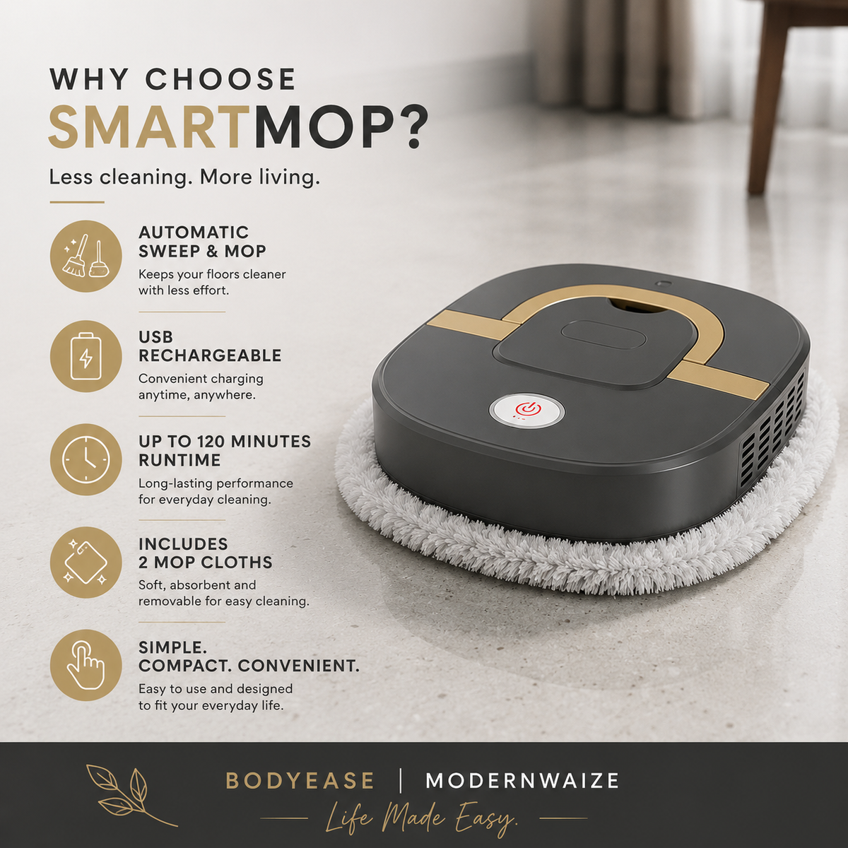 SmartMop Automatic Floor Cleaner