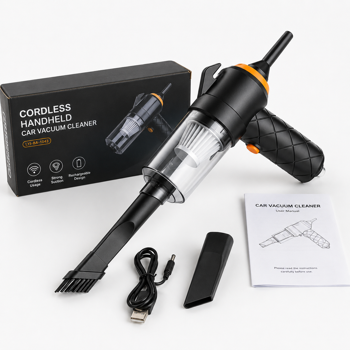 Cordless Handheld Car Vacuum