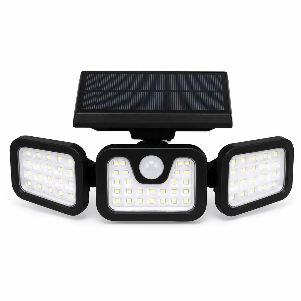 Split Solar Security Wall Light