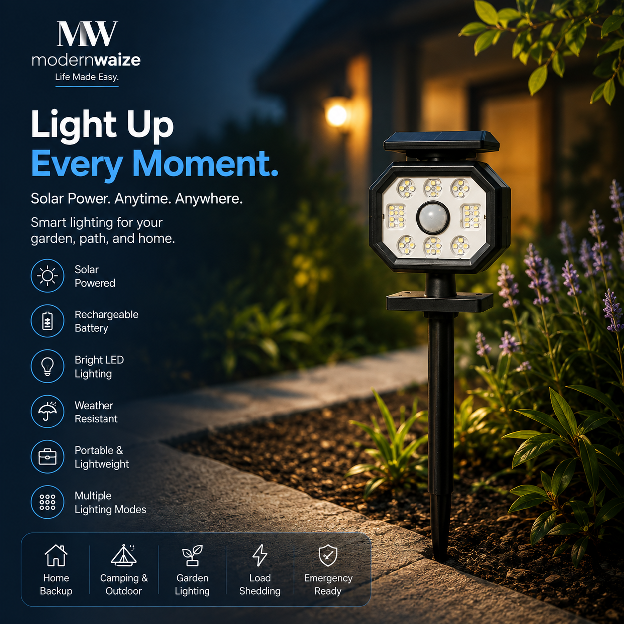 Multifunctional Solar Lantern Lamp