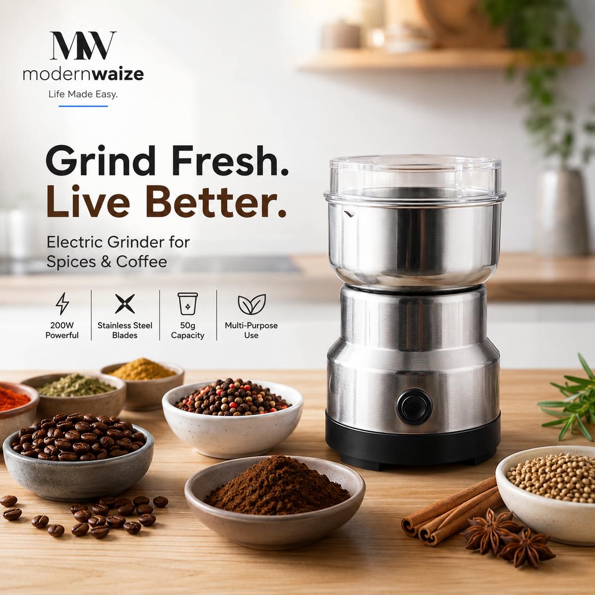 Electric Spice & Coffee Grinder