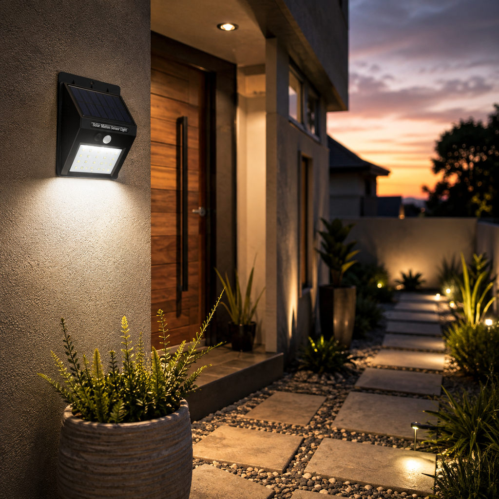 Solar Motion Wall Light