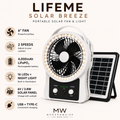 Portable Solar Fan & Light