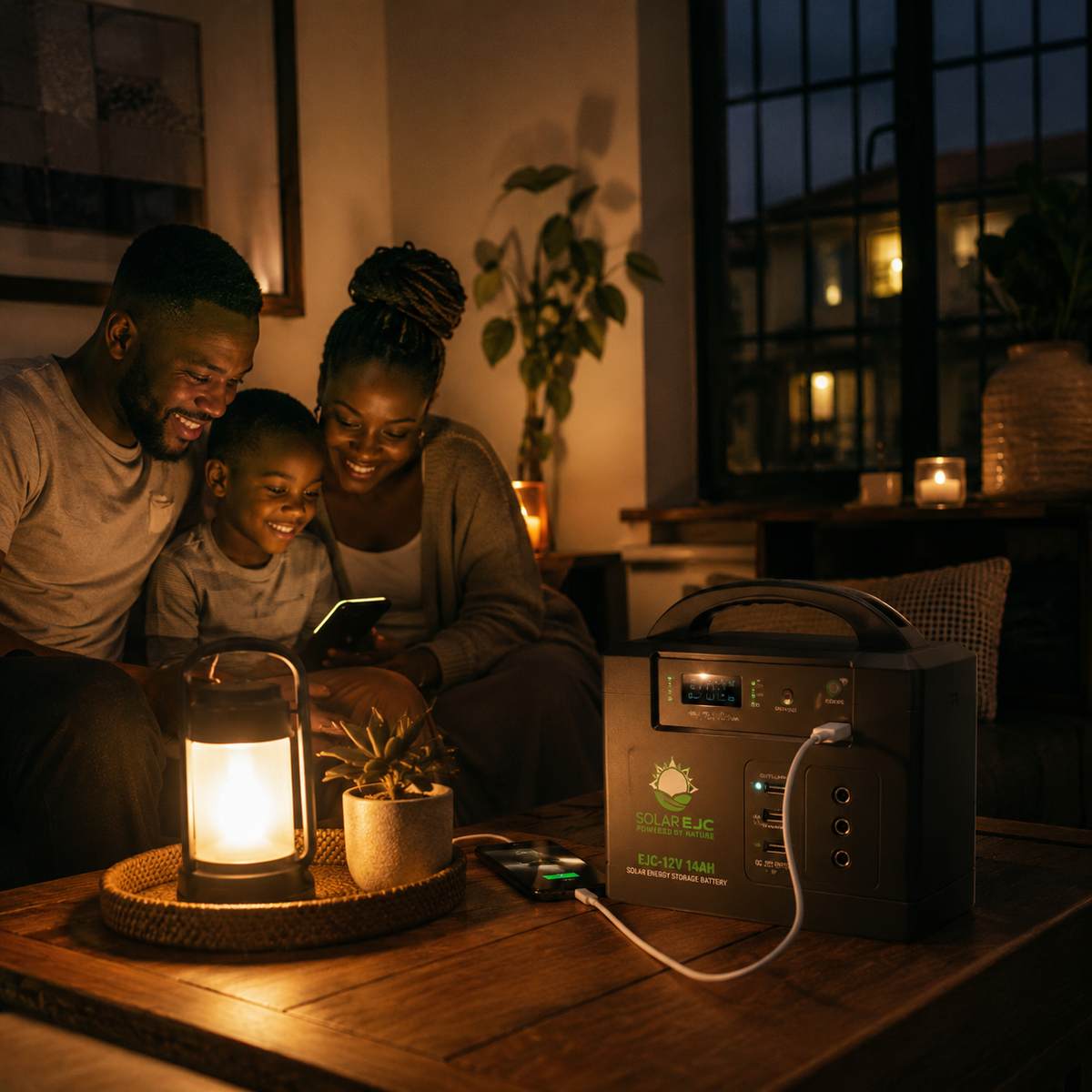 12V Portable Solar Power Station
