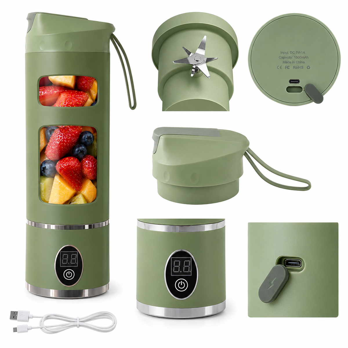 LifeME BlendGo™ Portable USB Rechargeable Blender