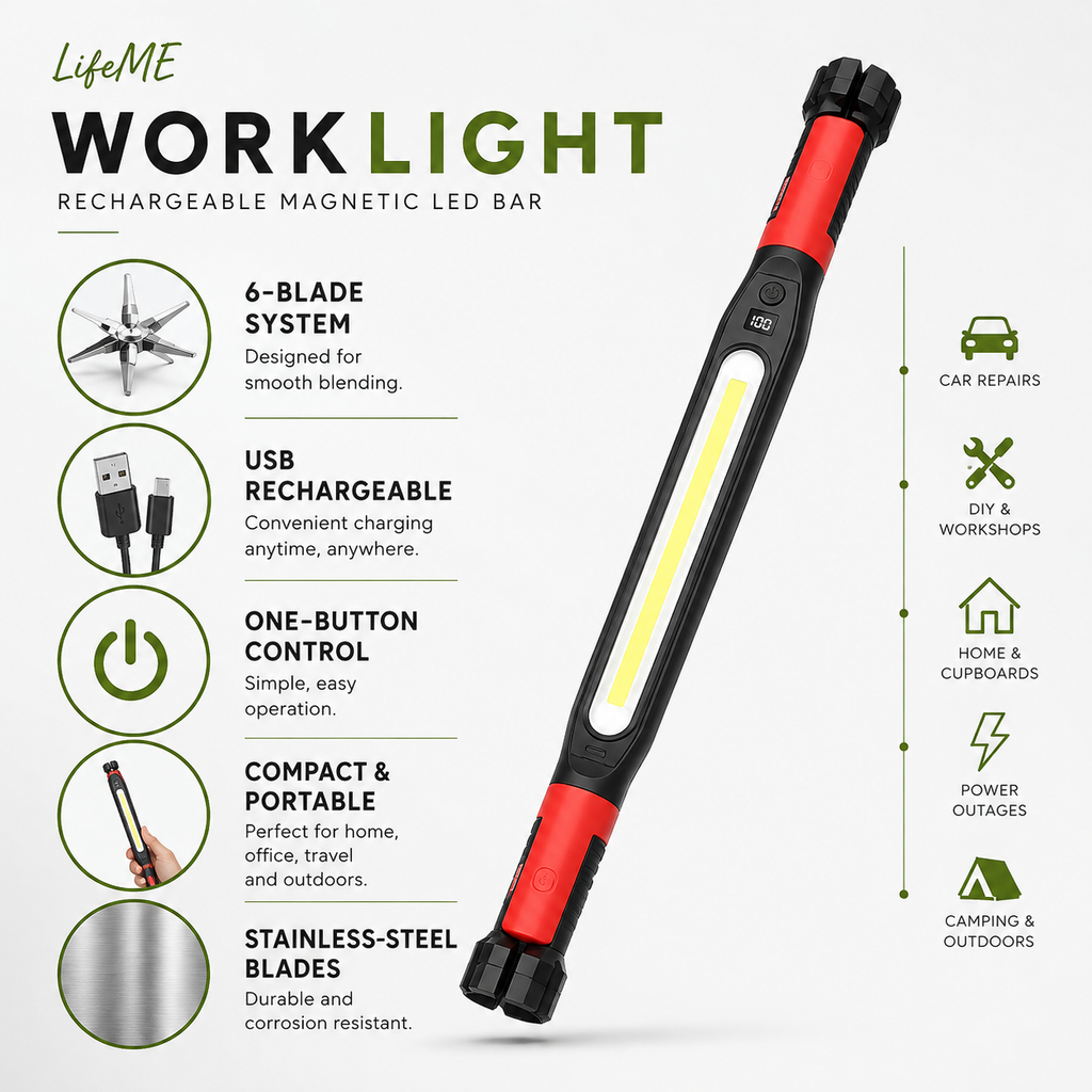 Rechargeable Magnetic LED Bar