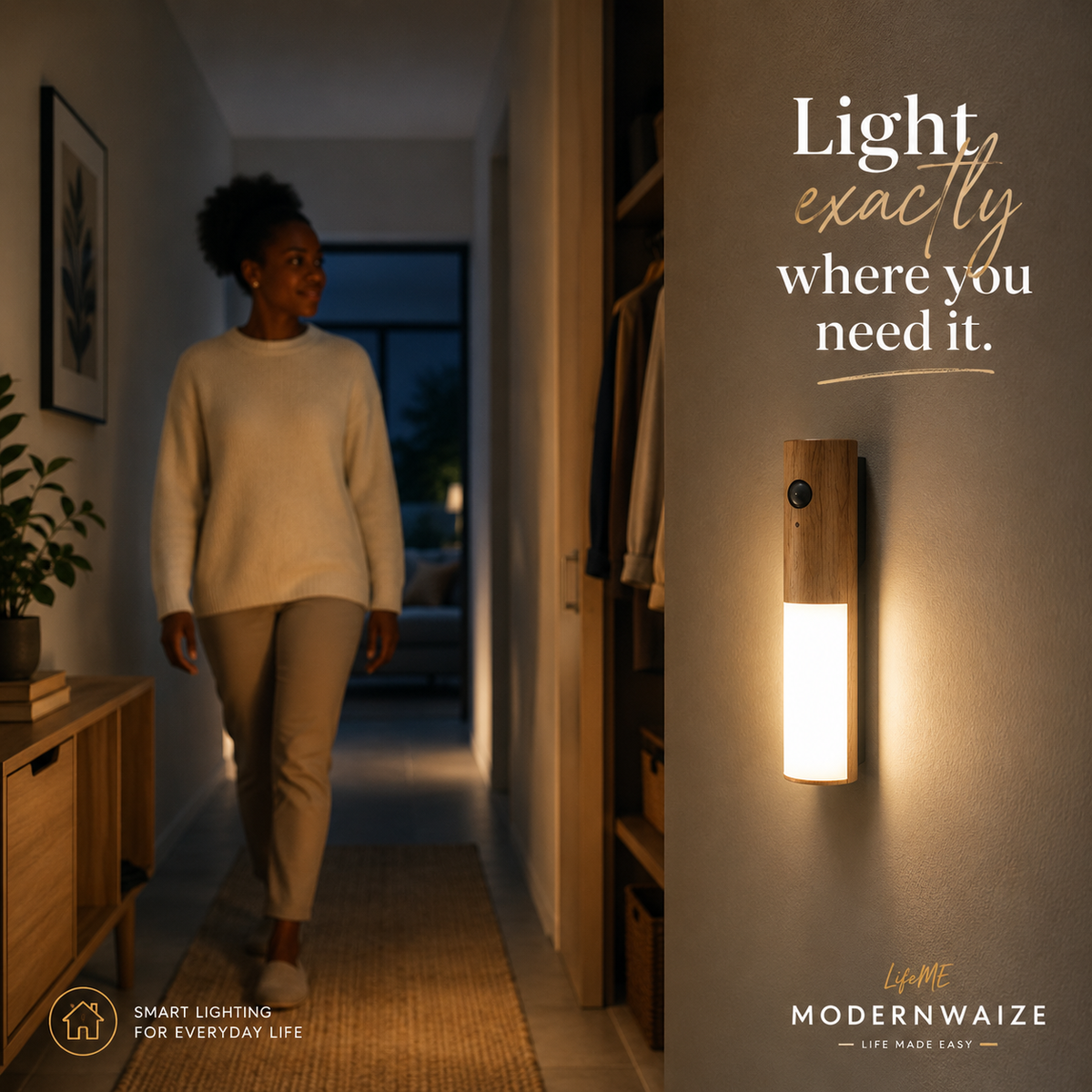 USB Rechargeable Motion Sensor Light