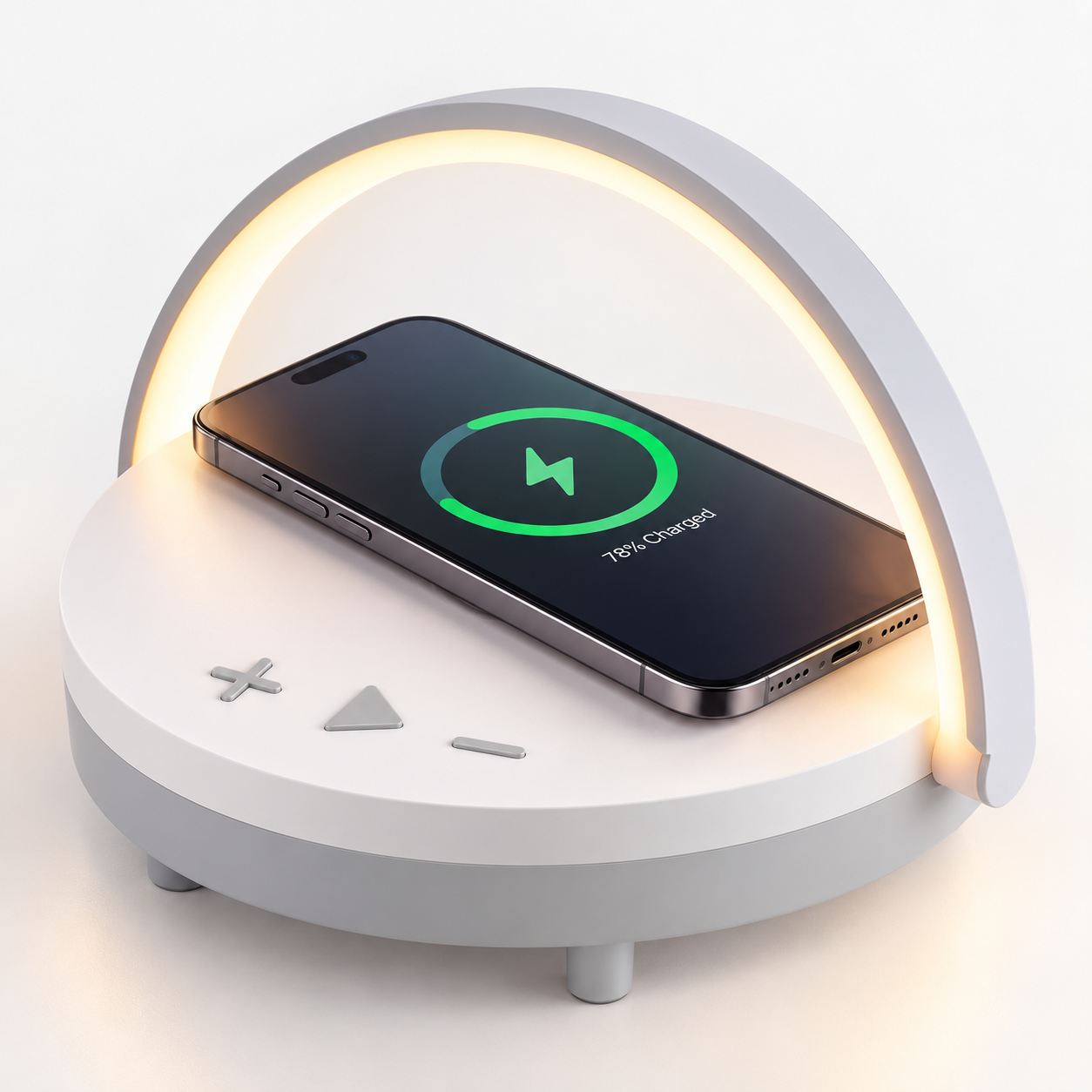 Swiss Cougar Anchorage 4-in-1 Wireless Charging Speaker & Ambient Night Light