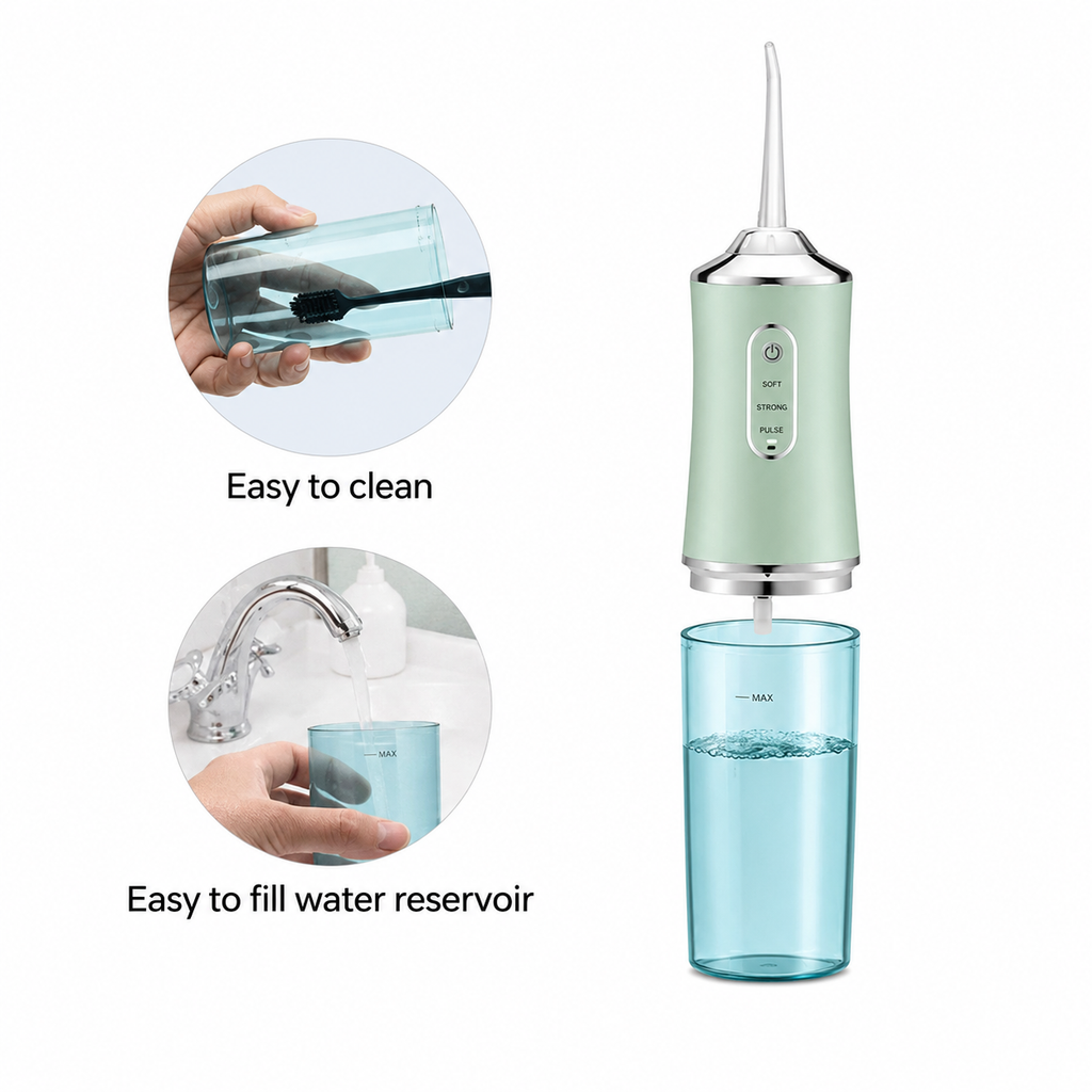 4-in-1 Cordless Water Flosser Dental Oral Cleaner