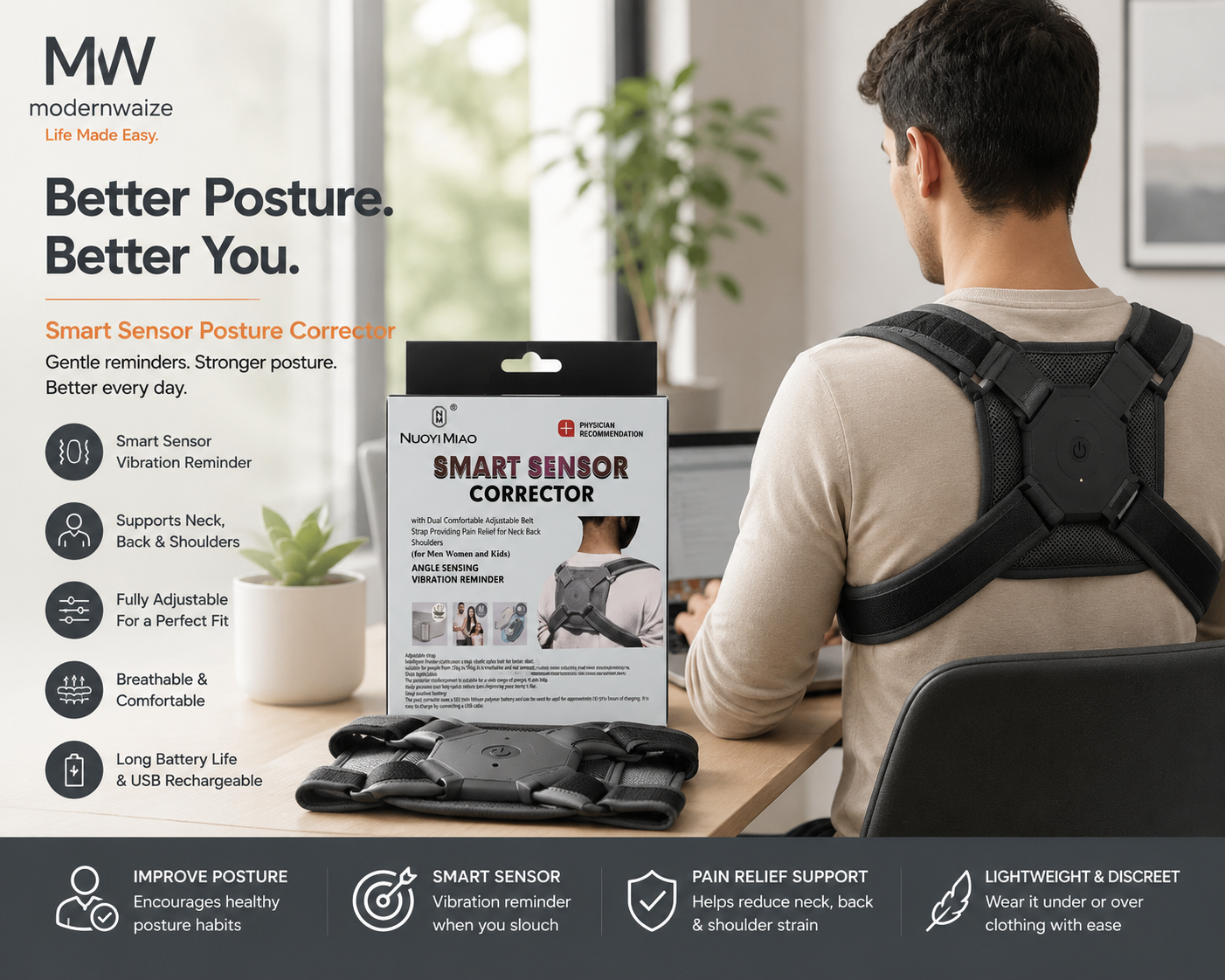 Spine Posture Corrector & Back Support