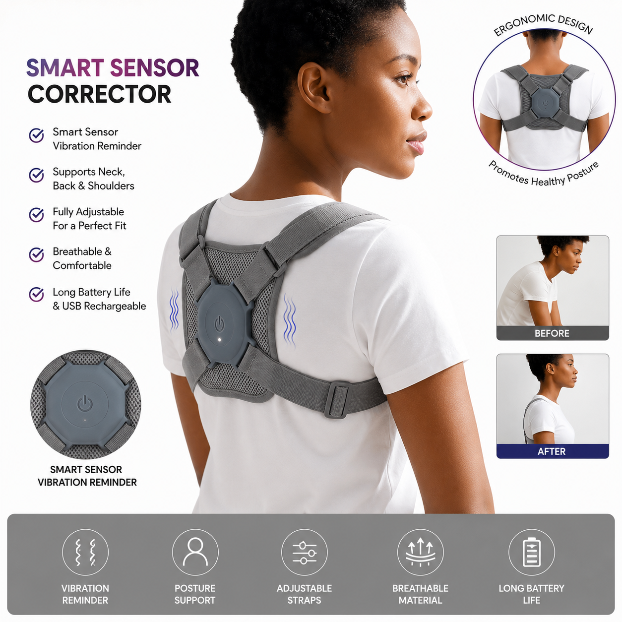 Spine Posture Corrector & Back Support