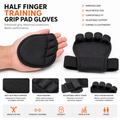 Half Finger Training Grip Pad Gloves
