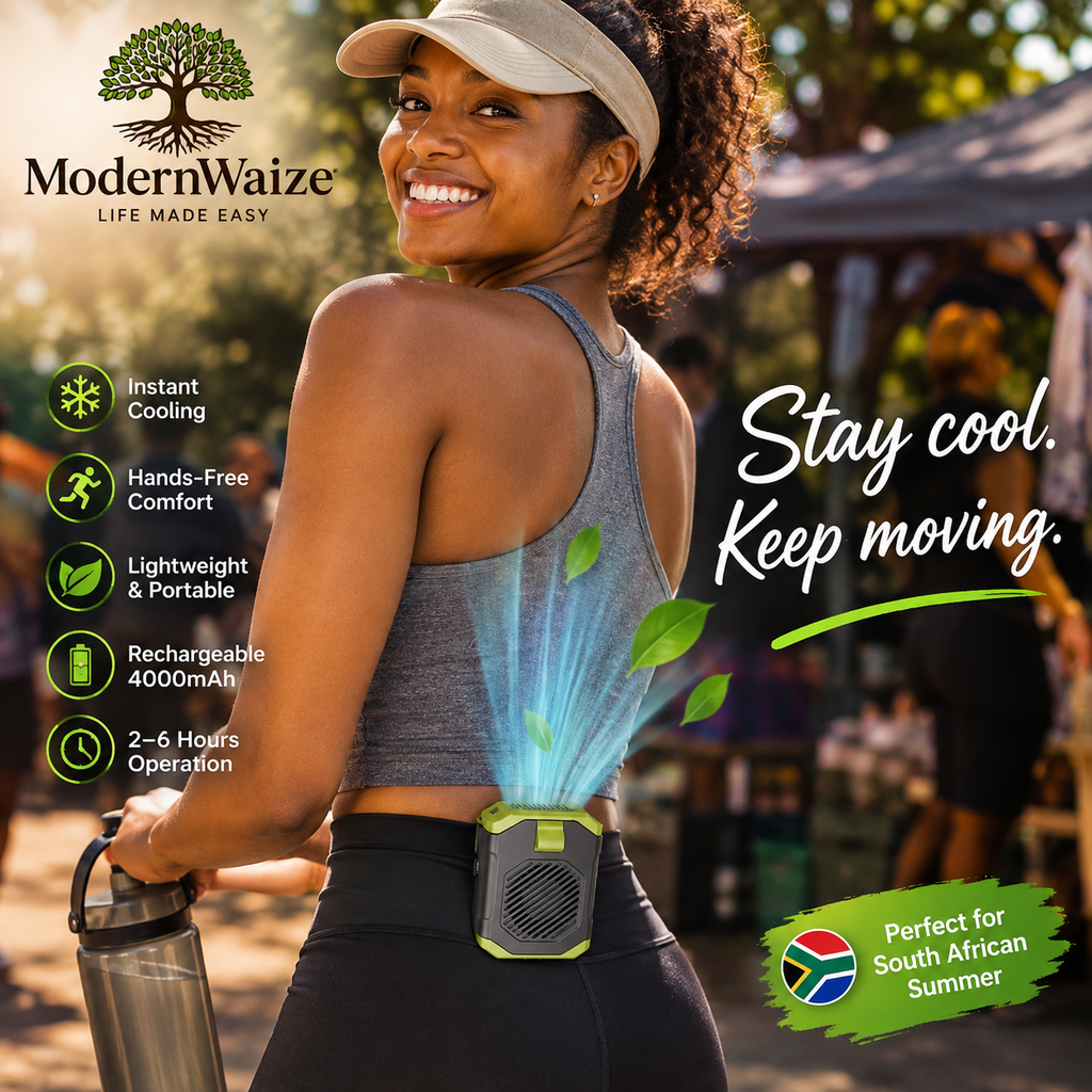 CoolEase Rechargeable Waist Fan