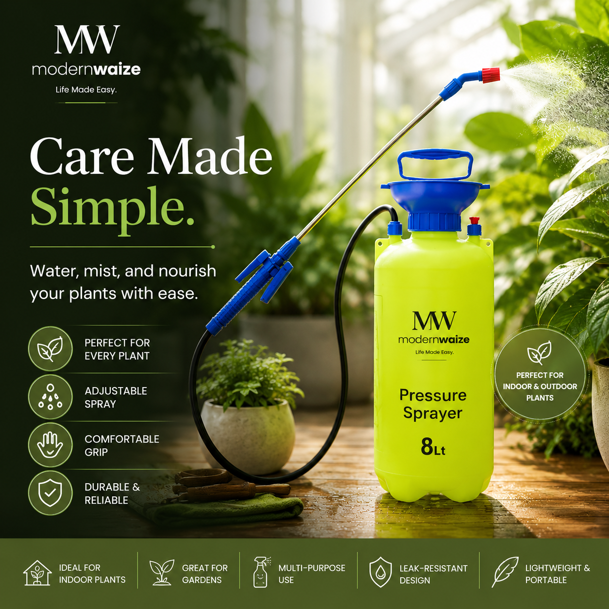 Household Gardening Pressure Spray Bottle
